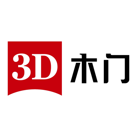3D木门 logo