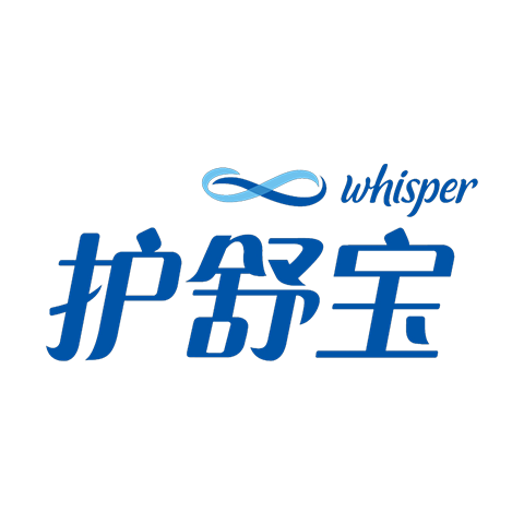 whisper 护舒宝 logo