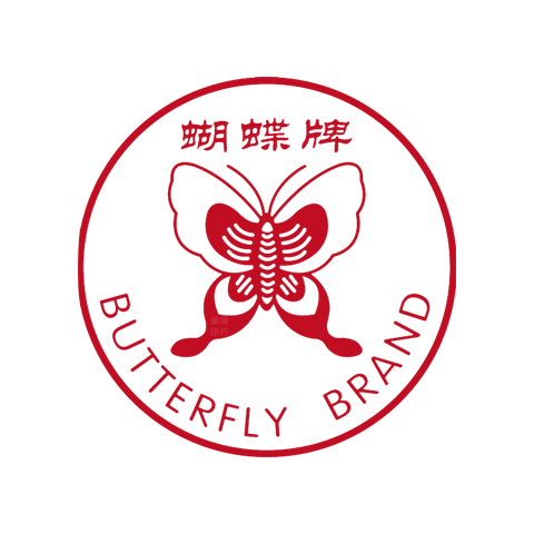 中茶蝴蝶牌logo