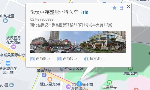 中翰医院路线