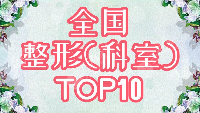 　　全国整形(整形科)医院排名前十