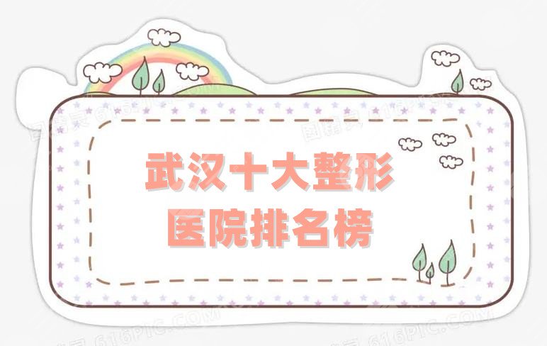 武汉十大整形医院排名榜