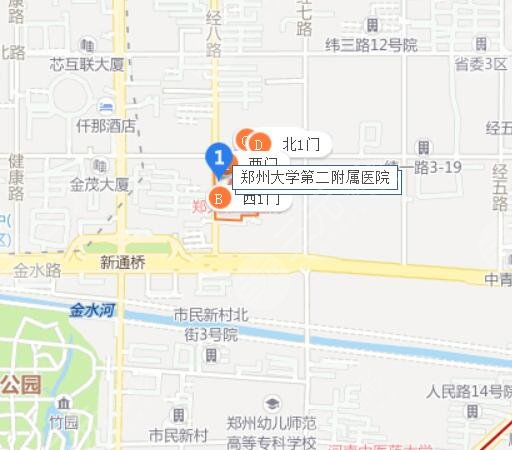 郑大二附院交通路线