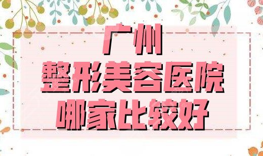 广州的整形美容医院哪家比较好