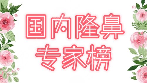 国内隆鼻专家排行