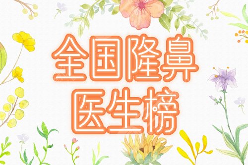 全国隆鼻医生榜