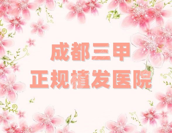 成都三甲正规植发医院