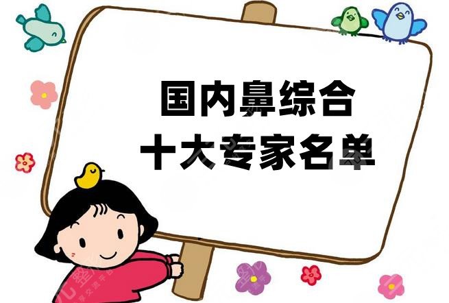国内鼻综合十大专家名单