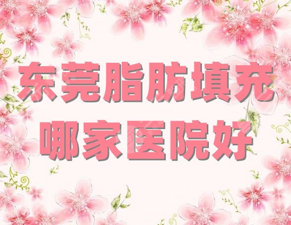 东莞脂肪填充哪家医院好