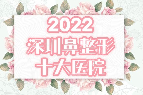 深圳鼻整形十大医院排名：蒳美迩、艺星上榜，2024口碑点评&价格揭秘！