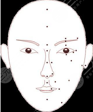 鼻子痣的位置与命运图
