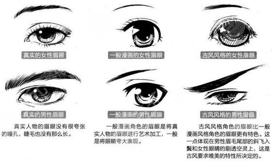 不能做双眼皮的眼睛图