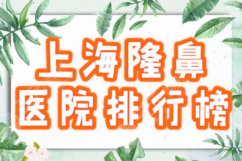 上海隆鼻医院排行