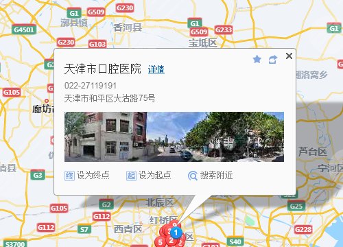 天津市**口腔医院路线介绍