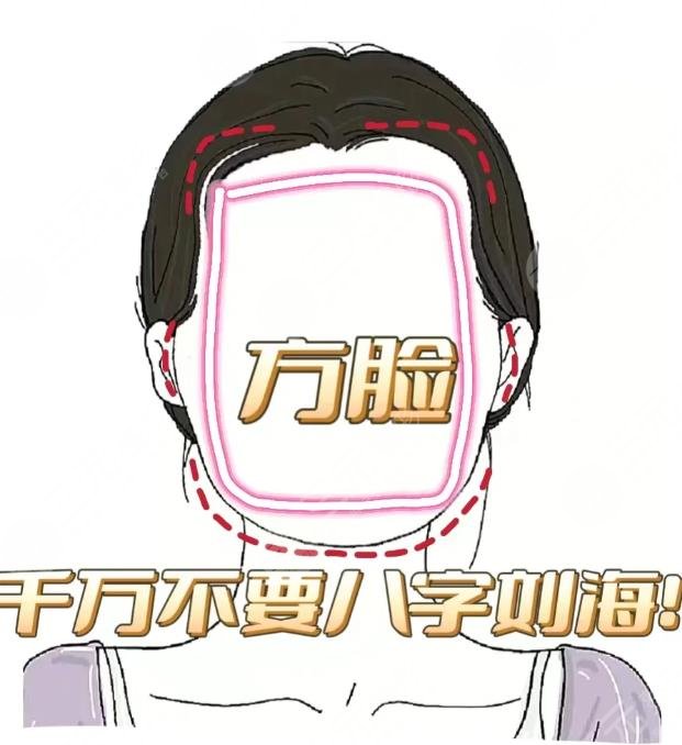 方形脸适合什么发型