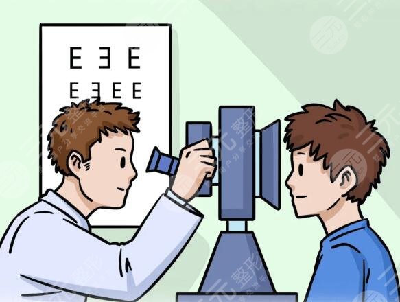 做眼部按摩