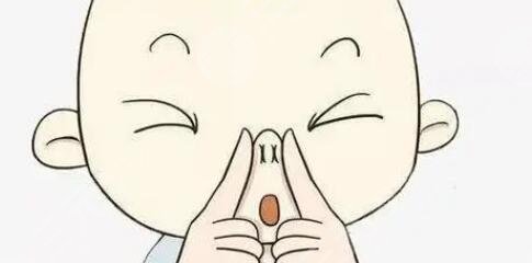 用中指顺着鼻两侧向下滑动