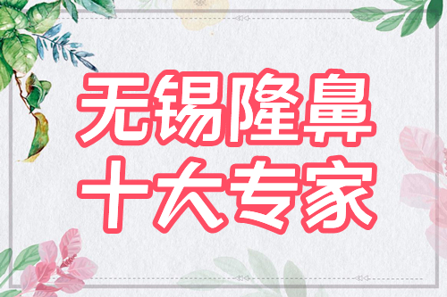 无锡隆鼻十大专家