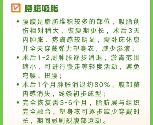 腰腹吸脂